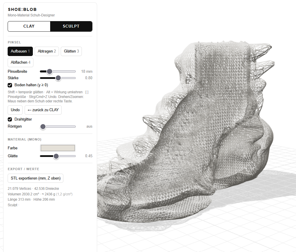 SHOE DESIGNER - early proto